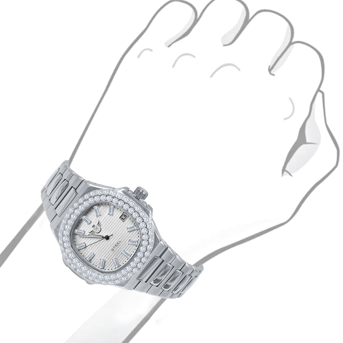 GAYLORD  STEEL WATCH  | 530671