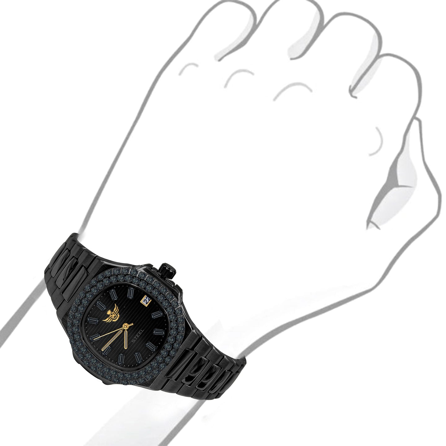 GAYLORD STEEL WATCH  | 530673