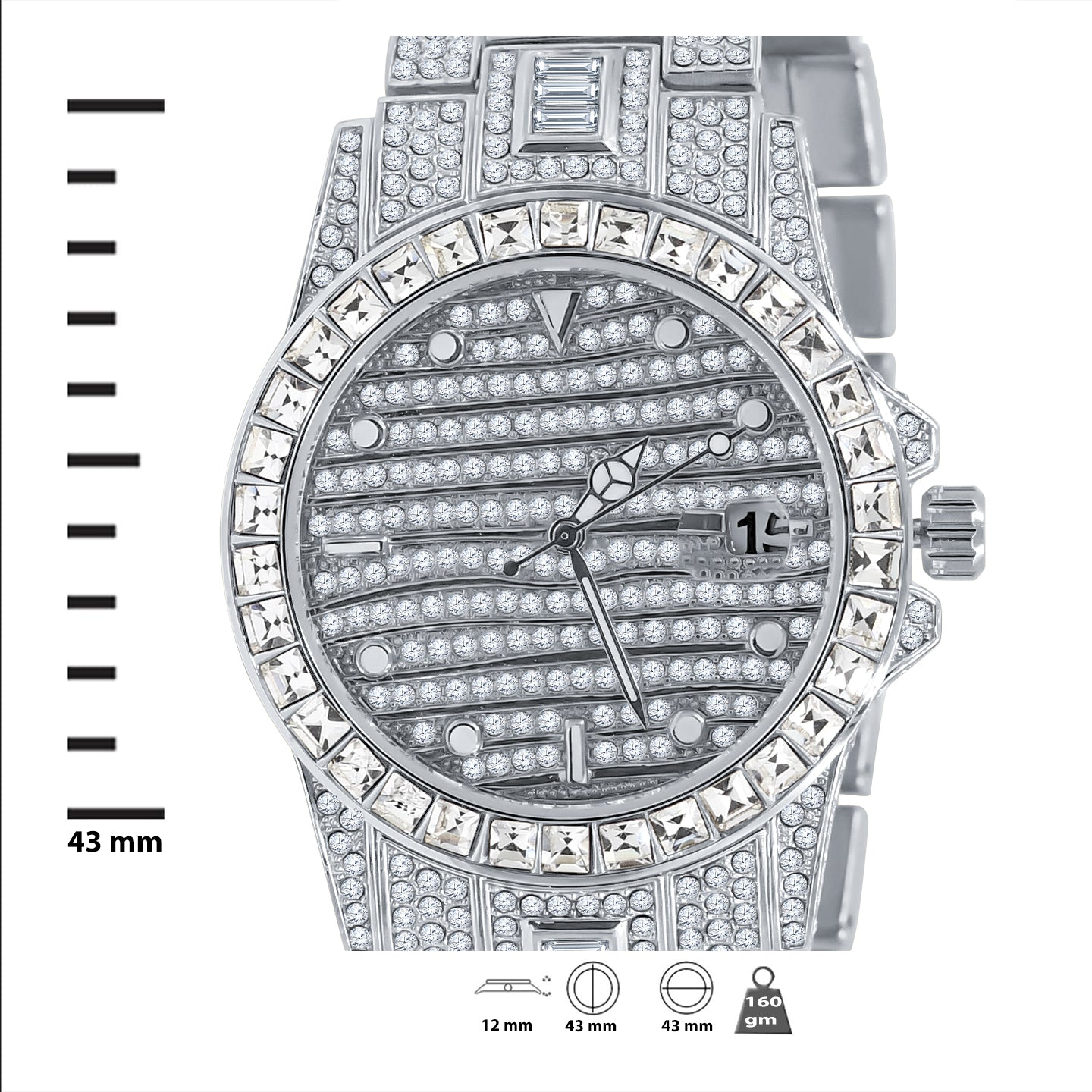 EXQUISITO HIP HOP METAL WATCH |   563151