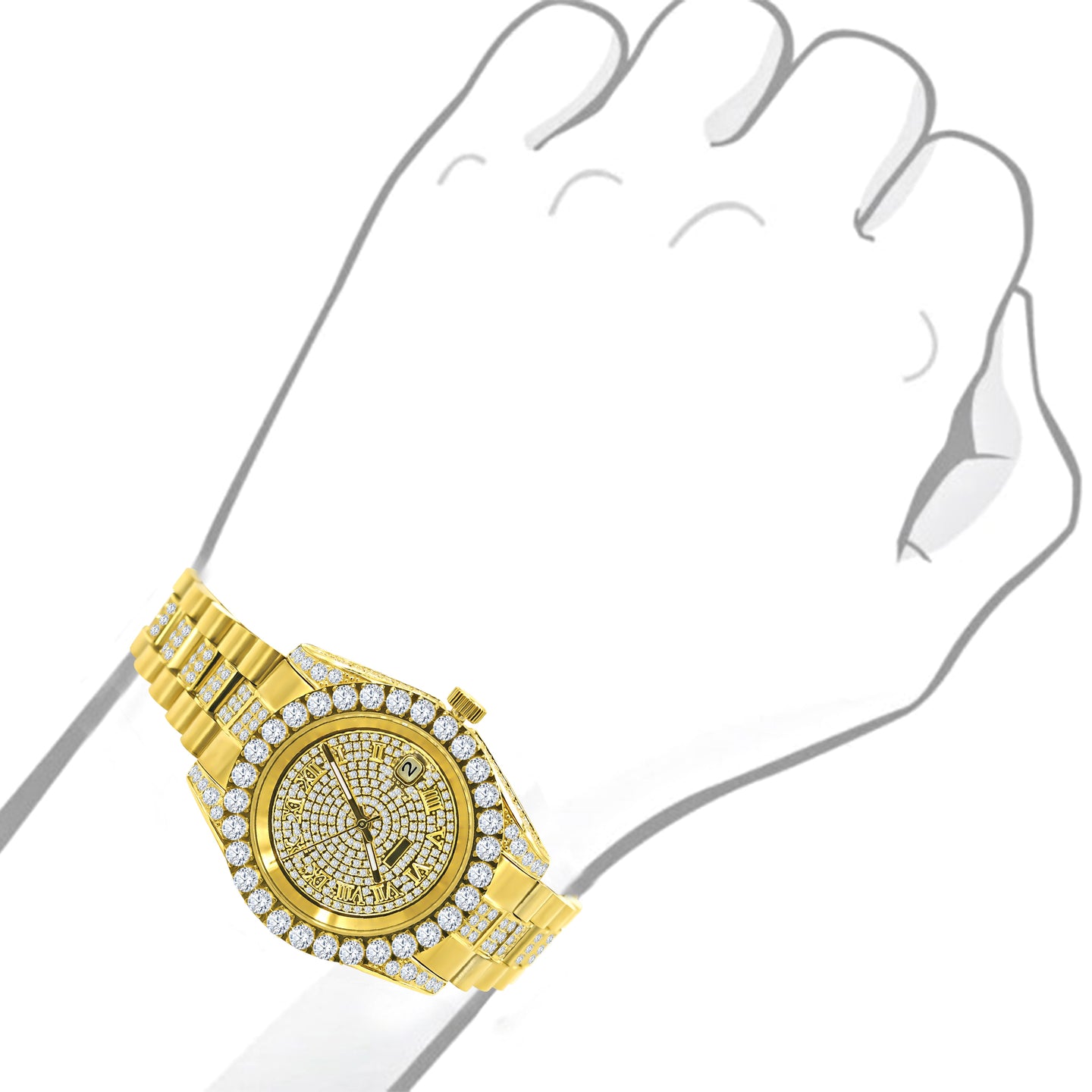 MONARCH METAL WATCH CZ I 530312