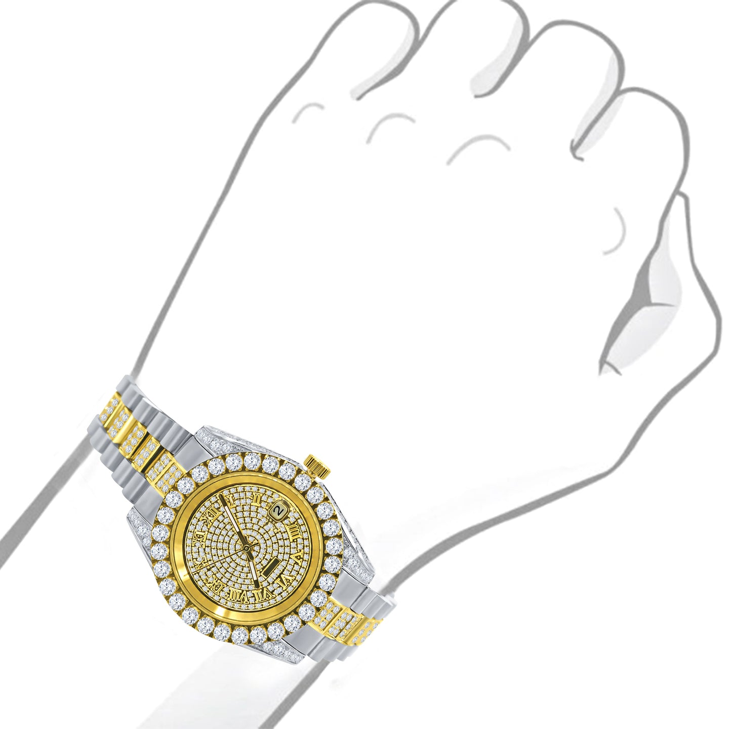 MONARCH METAL WATCH CZ I 5303142