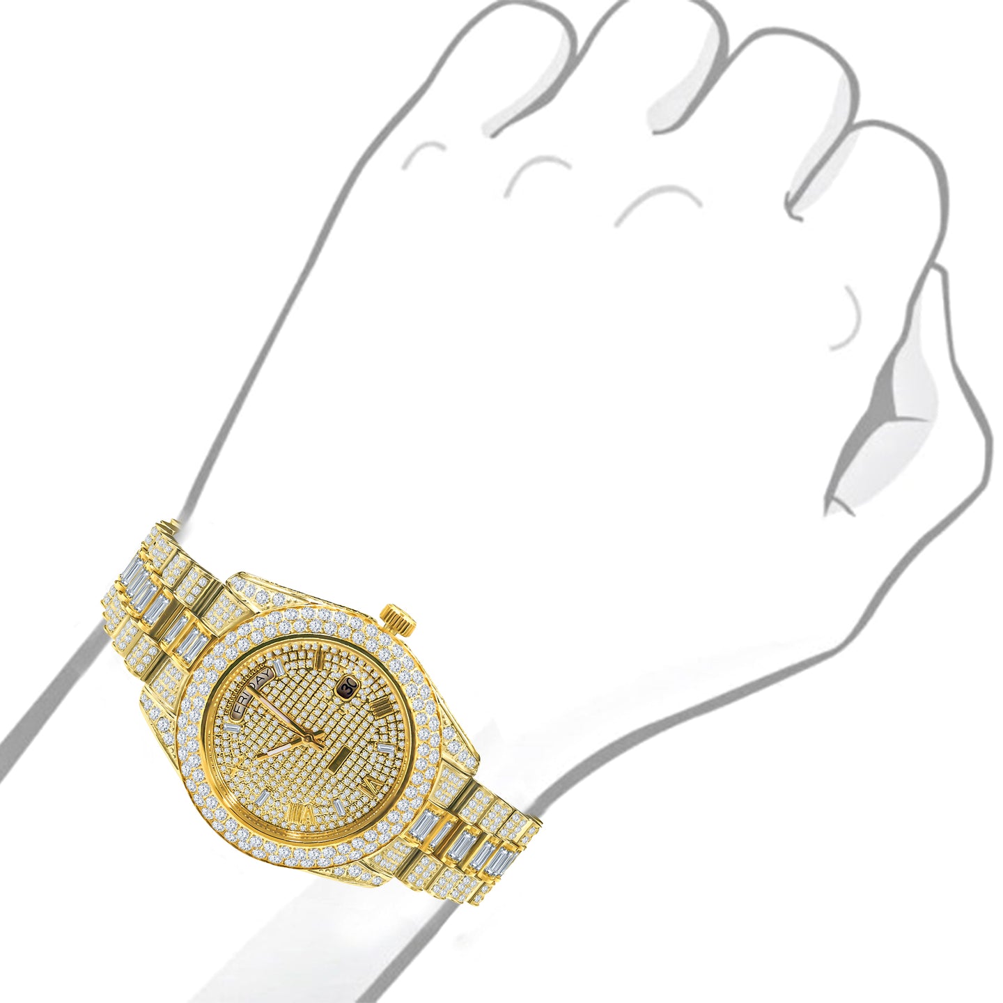 FANCIFUL STEEL WATCH  | 530762