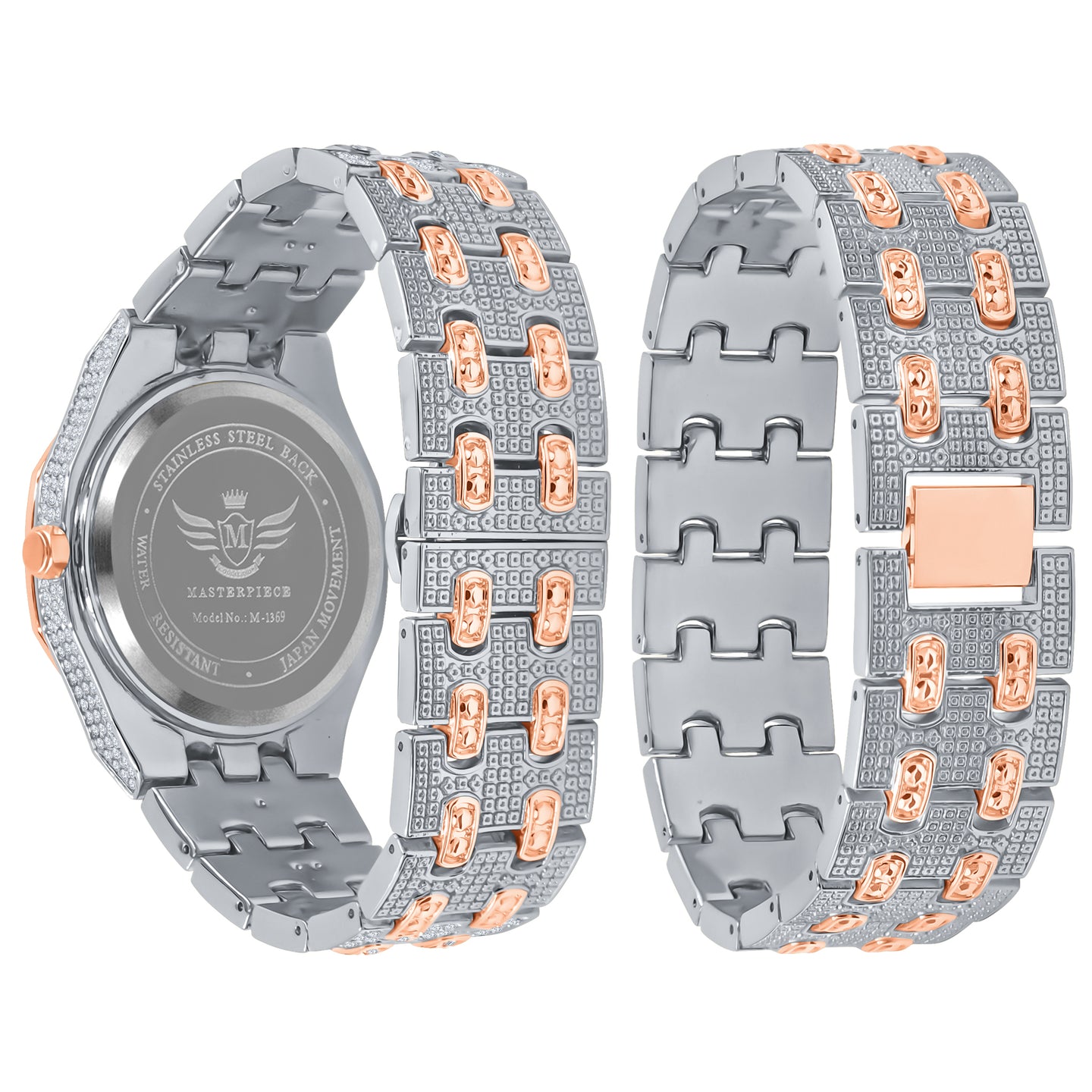 WINSOME ICED OUT WATCH & BRACELET I 5308018