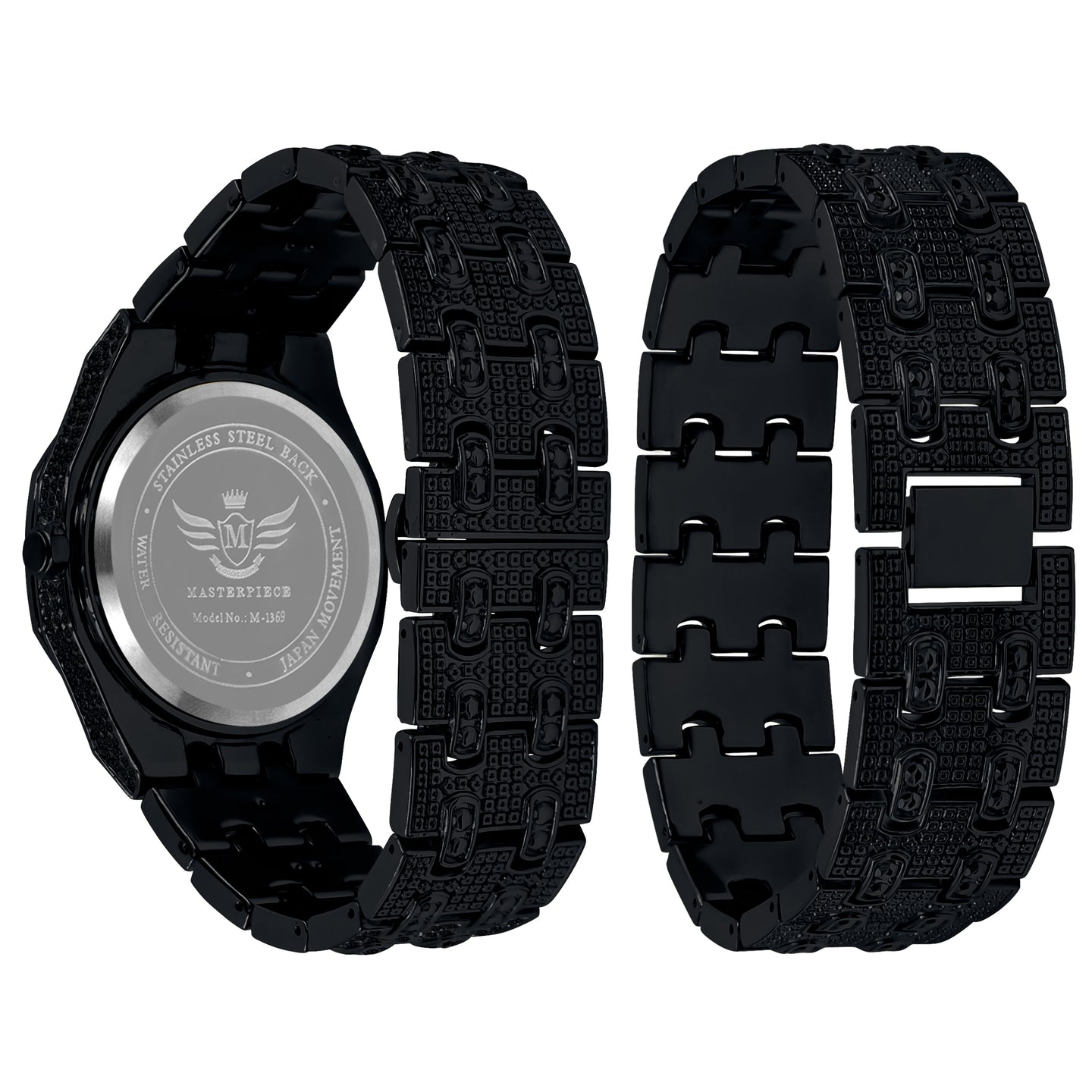 WINSOME ICED OUT WATCH & BRACELET I 530803