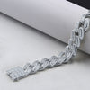 CLARA SILVER ICED OUT BRACELET CZ I 9211741