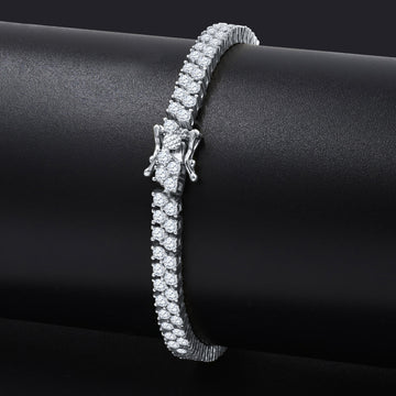 SNOWFIELD 3MM SILVER BRACELET CZ I  9220261