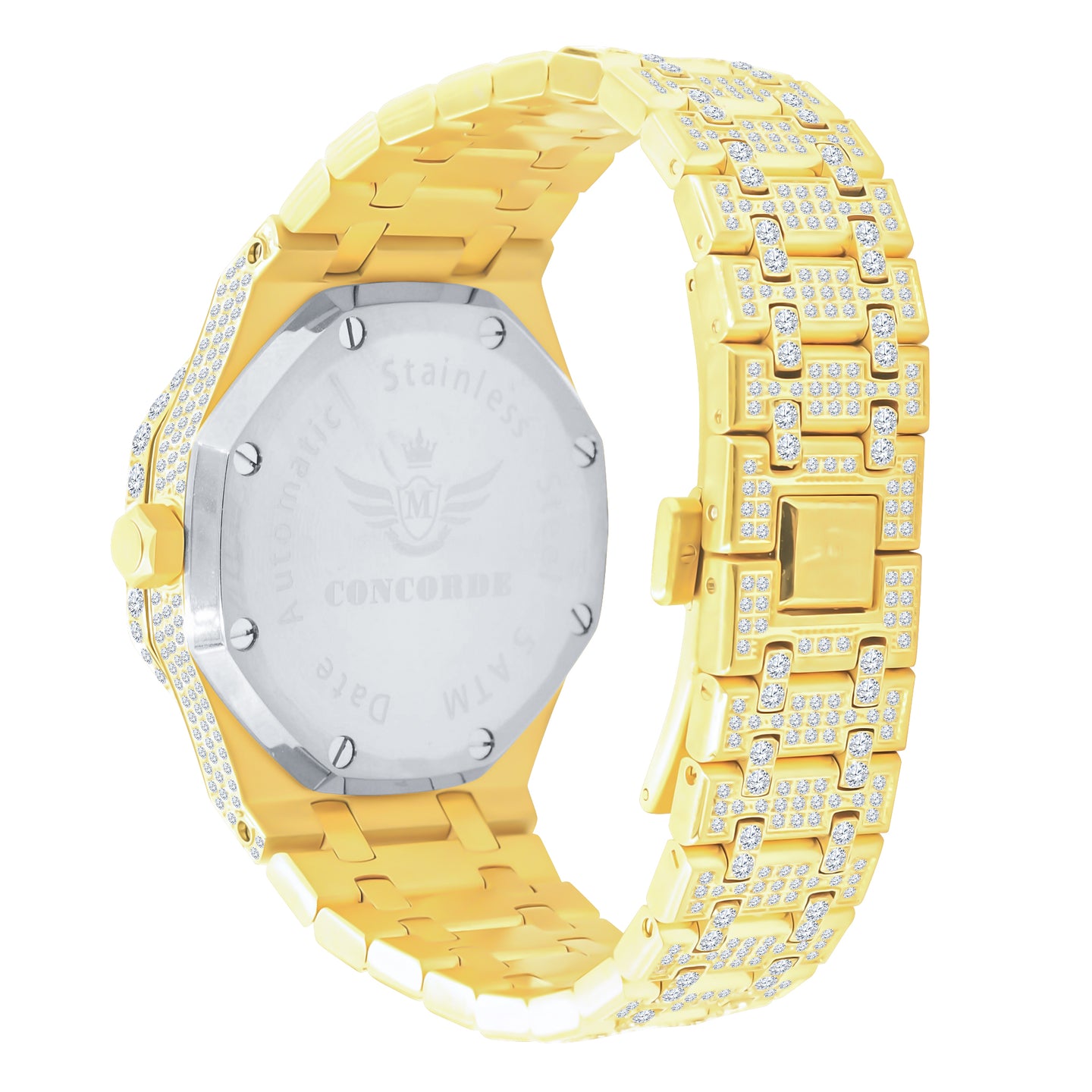 Vintage Concord Mariner 2088214 14k Yellow Gold 34mm Quartz Watch