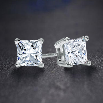 PALAZO Princess Cut CZ Stud | 960831