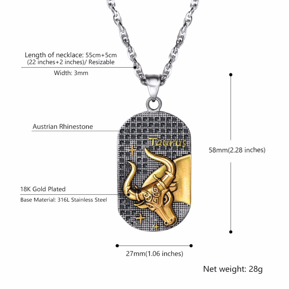 IMPERIAL Taurus  Stainless Steel Chain & Charm | 938992