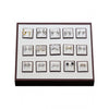 White Magnetic Pad Tray for Earrings - 11112