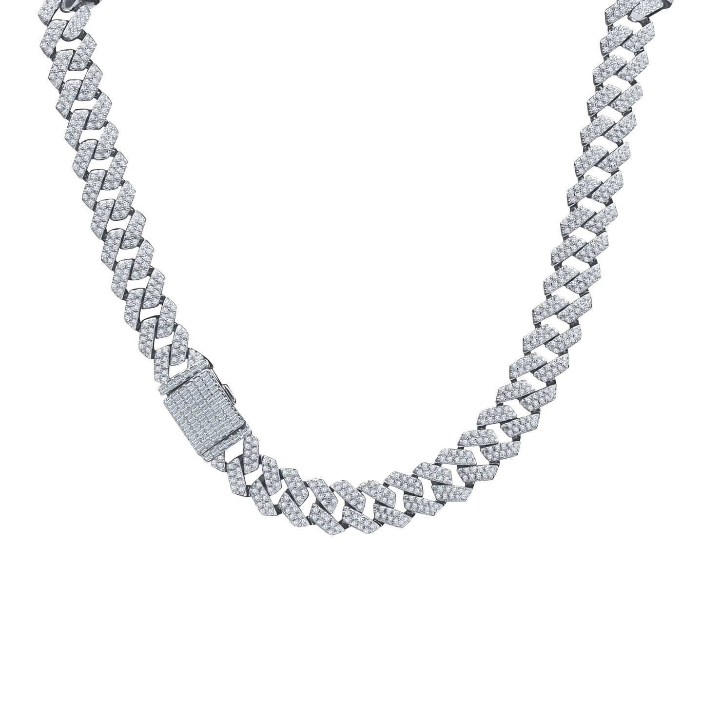 FULGIDUS 18 MM BRASS ICED OUT CHAIN CZ I 963231