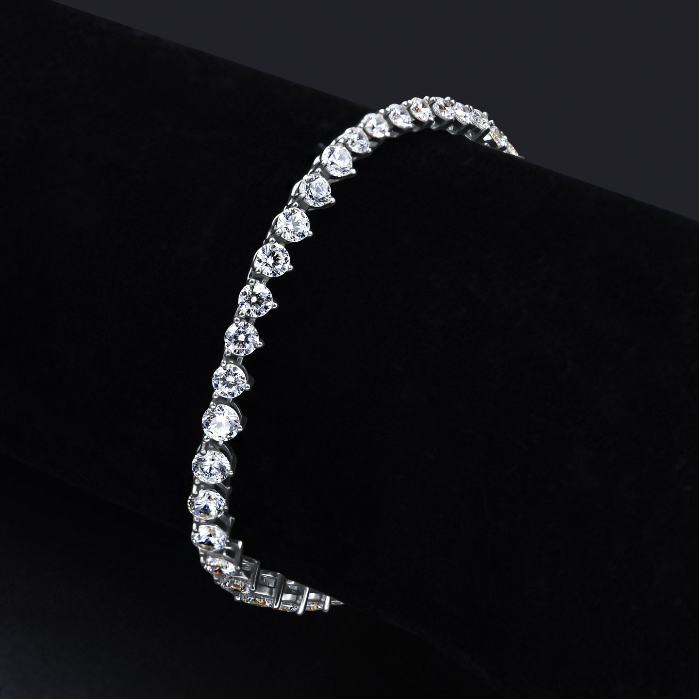 SERAC BRASS ICED OUT CHAIN CZ I 962981