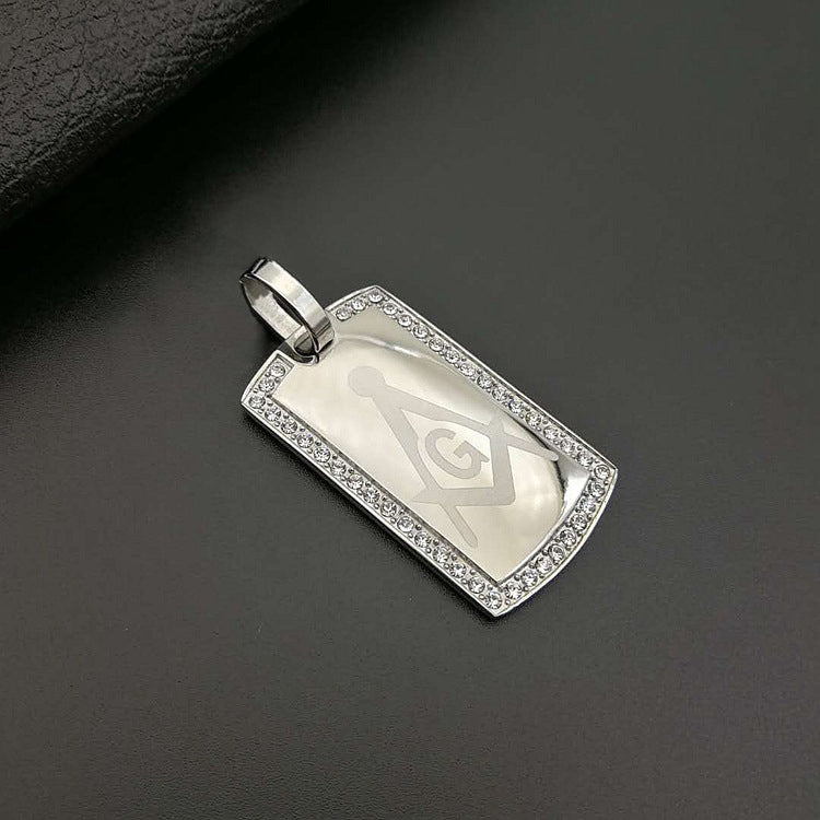 ANALPHABETIC STEEL PENDANT | 939751