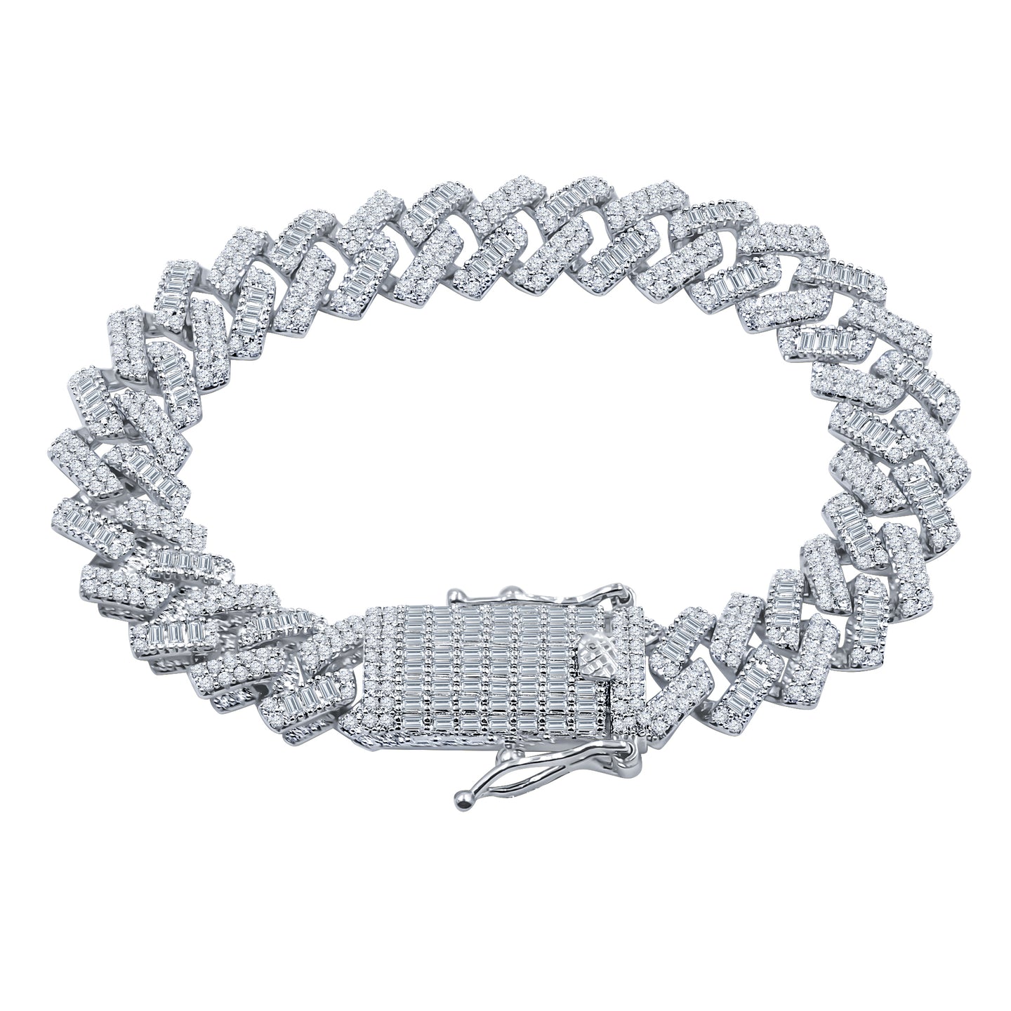 RIME STERLING SILVER 12MM CZ BRACELET I 9220841