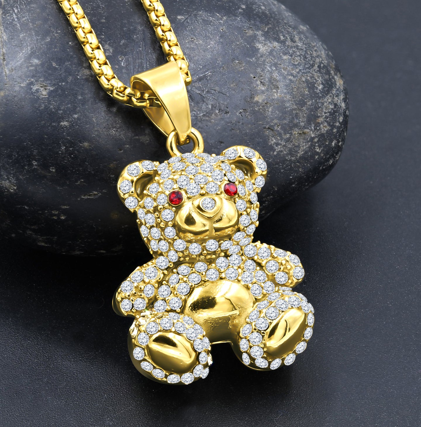 INSOLENS CRYSTAL STAINLESS STEEL PENDANT  |  D943981