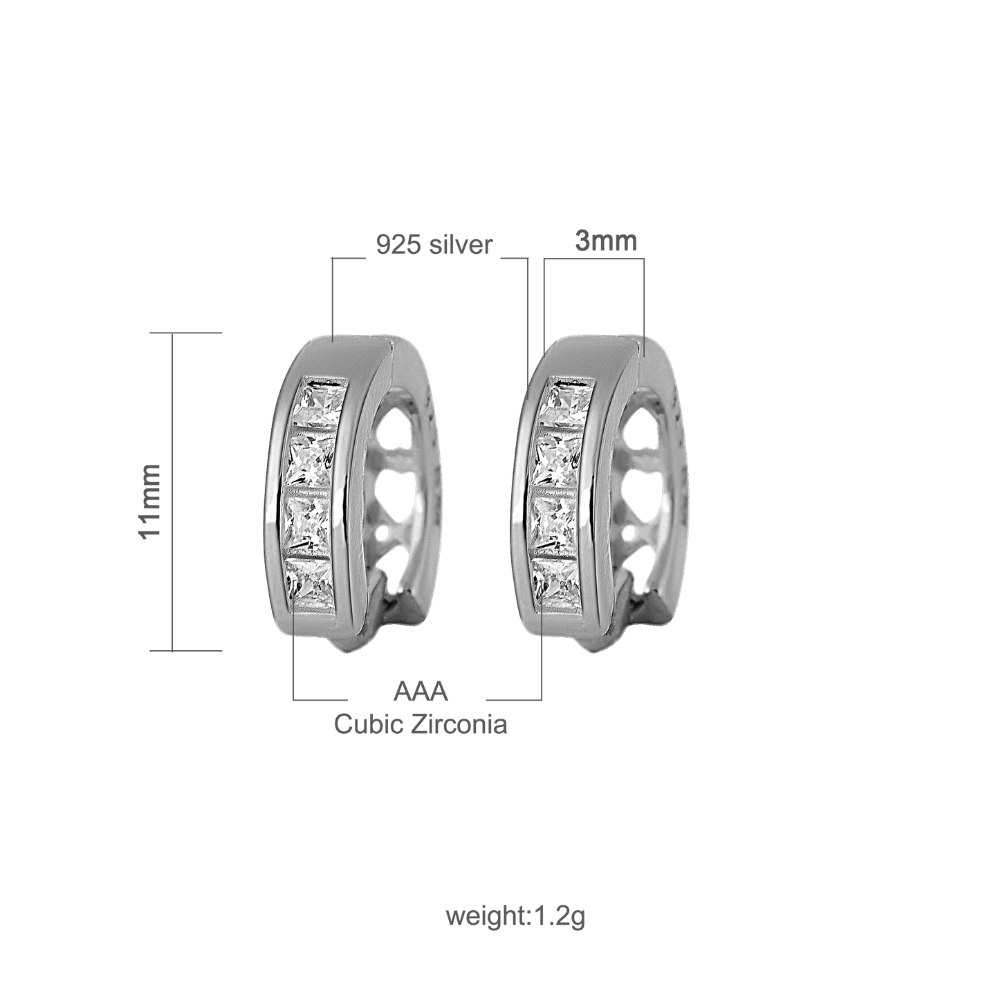 HEART-KNOT 925 EARRINGS | 9210642