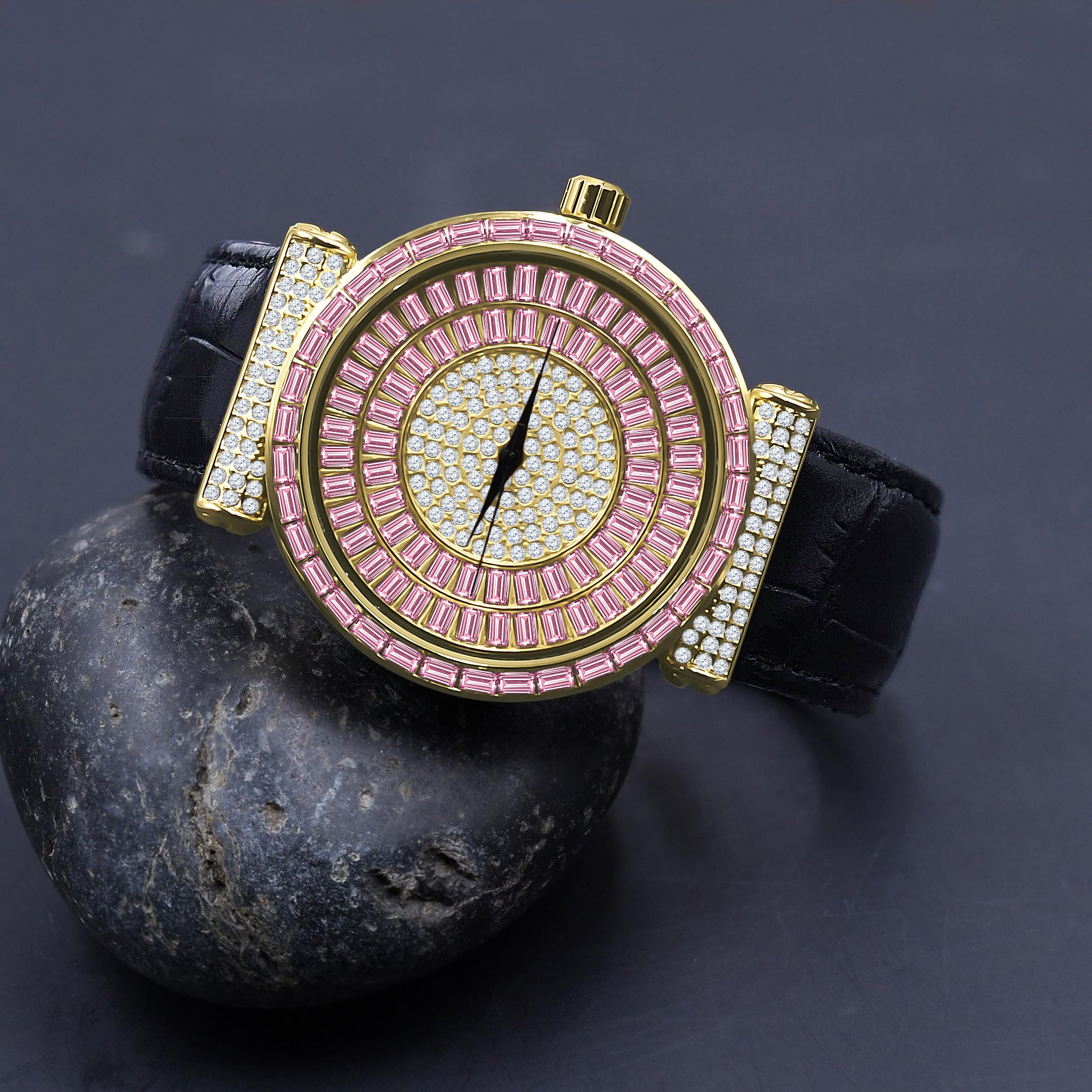 Plaltial Bling Leather Watch | 51103550