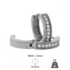 Sterling Silver Hoop Earrings - 922491