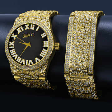 FLAMBOYANT ULTRA BLING WATCH SET | 530293