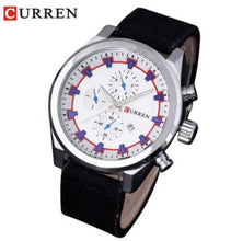 Curren SPORTY Mens Casual Cloth Leather Classic Fashion Watch | 540377