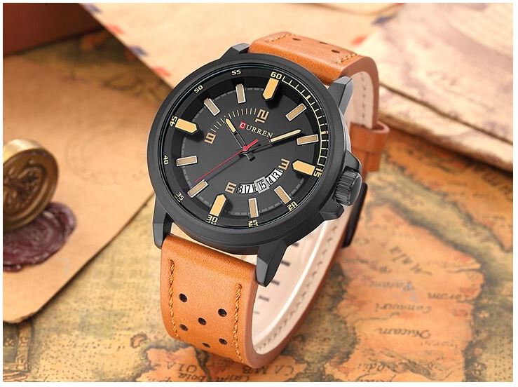 KEATON Curren Leather Watch | 5404529