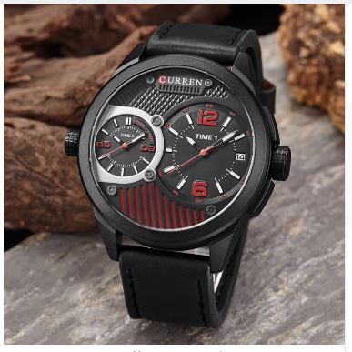 ALLIED Curren Leather Watch | 540463