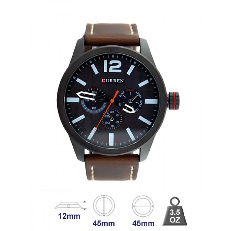 Curren Leather Band Watch for Men
