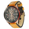 Curren LUNAR Mens Classic Fashion Leather Strap Watch  | 5410053