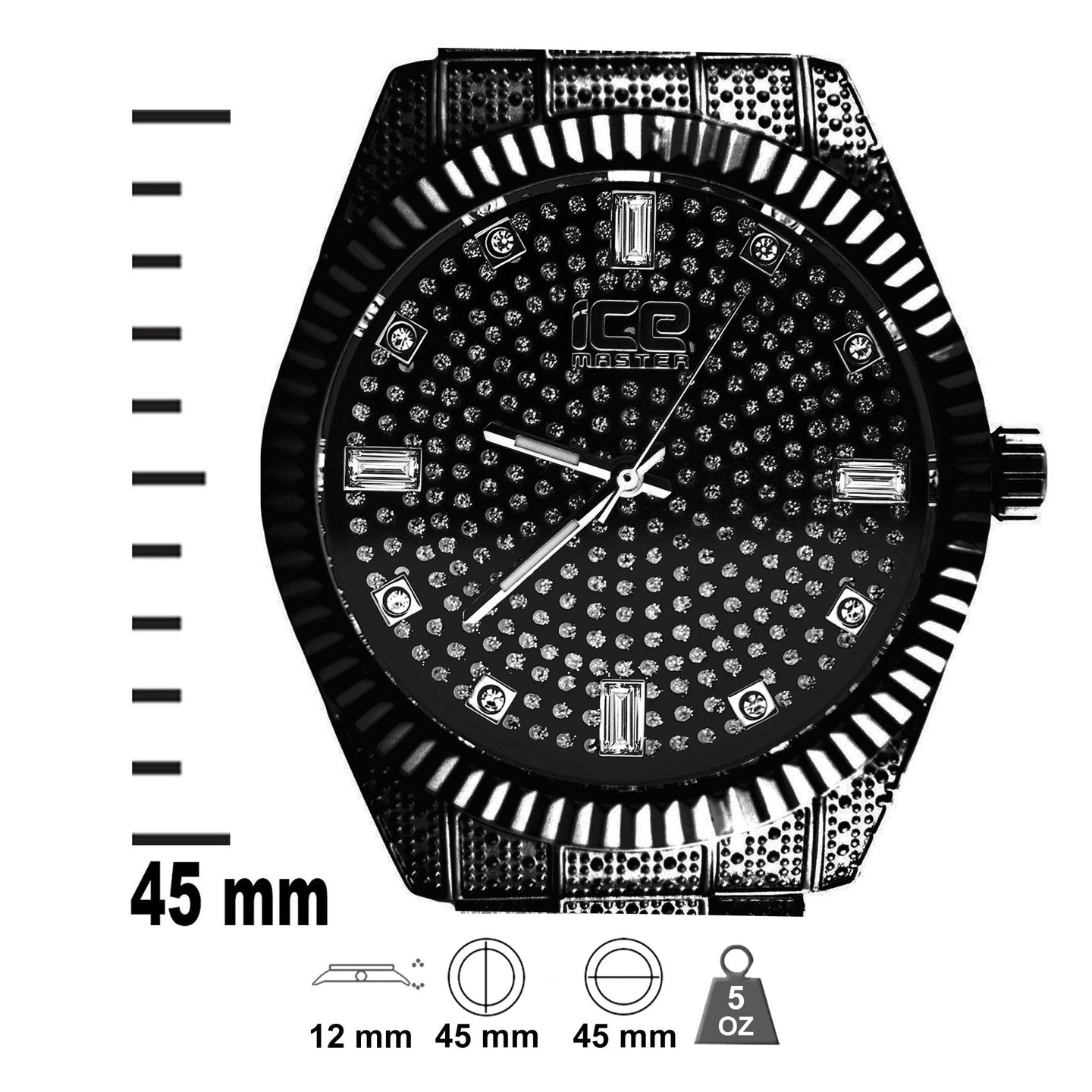 Bling Metal Watch For Men