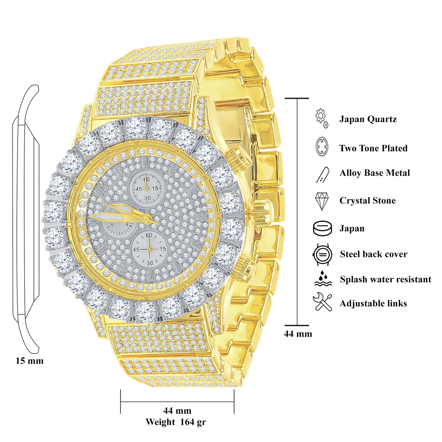 WAGGISH STEEL WATCH | 5627442