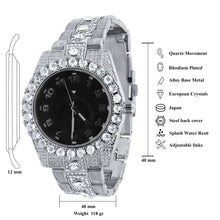 NIGHT SPARKLER HIP HOP METAL WATCH I 563017