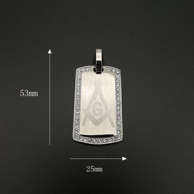 ANALPHABETIC STEEL PENDANT | 939751