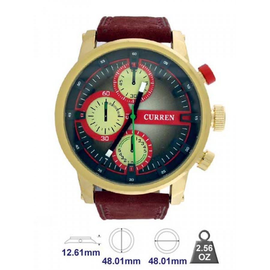 Curren RIDING Classic Leather Strap Watch | 540246