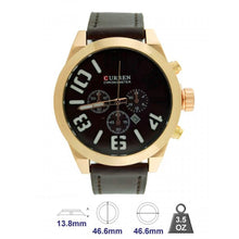 LEATHER STRAP WATCH FOR MEN