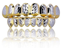 Hip Hop 14K Yellow and White Gold Plated Grillz-910112