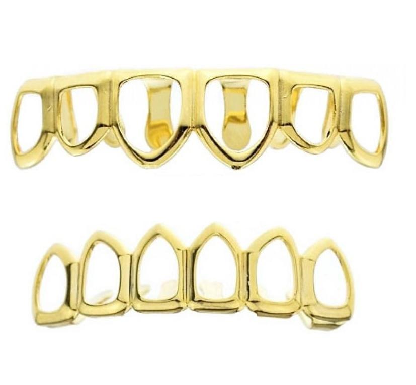 Hip Hop See Thru Solid Brass Grillz