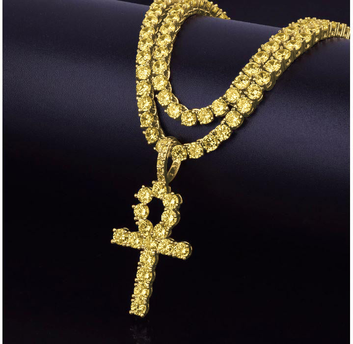 LOOP 4MM CZ Ankh Cross | 912681