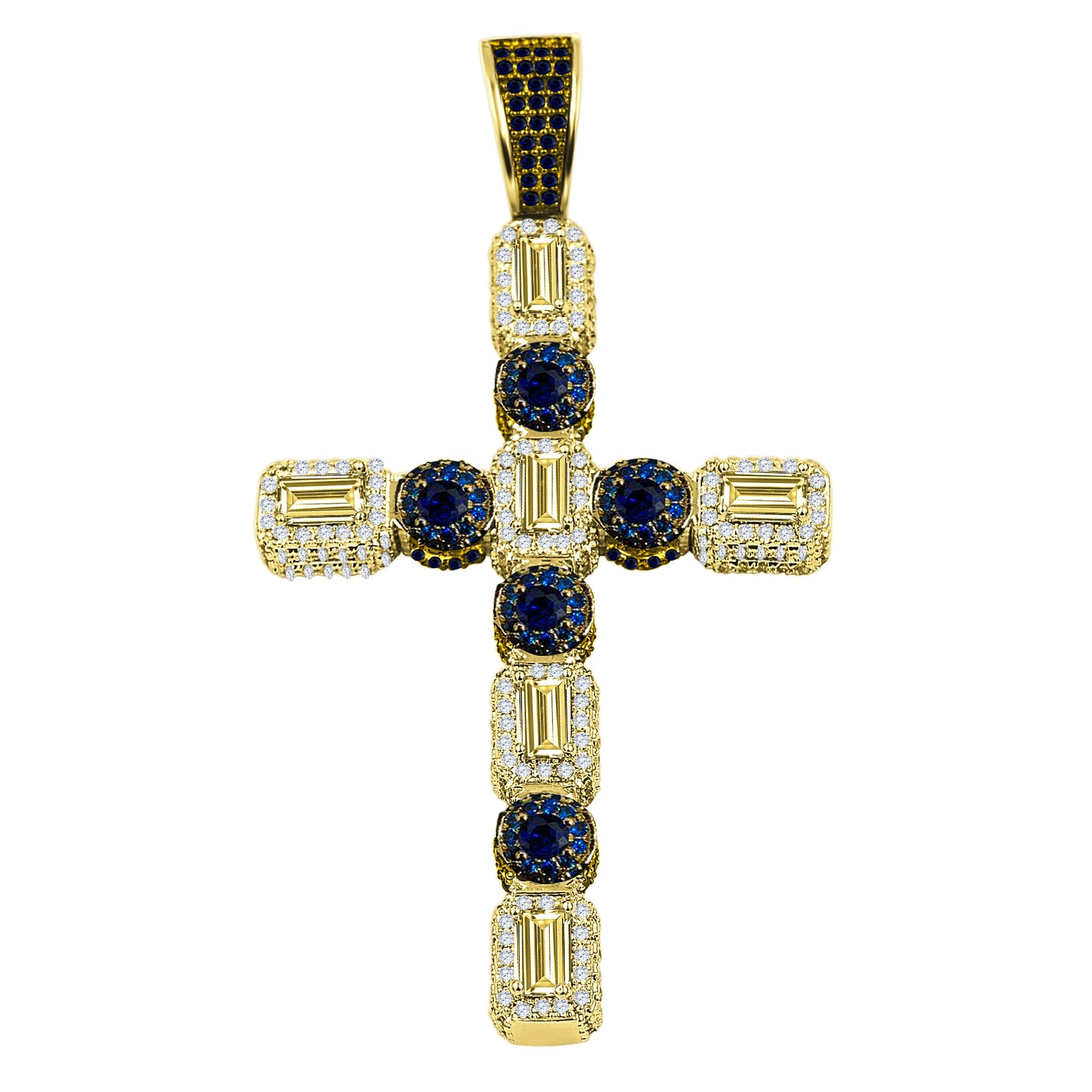 CZ CROSS PENDANT - 9129613