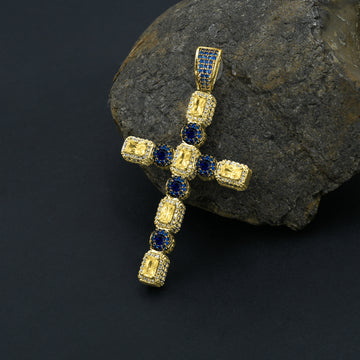 CZ CROSS PENDANT - 9129613