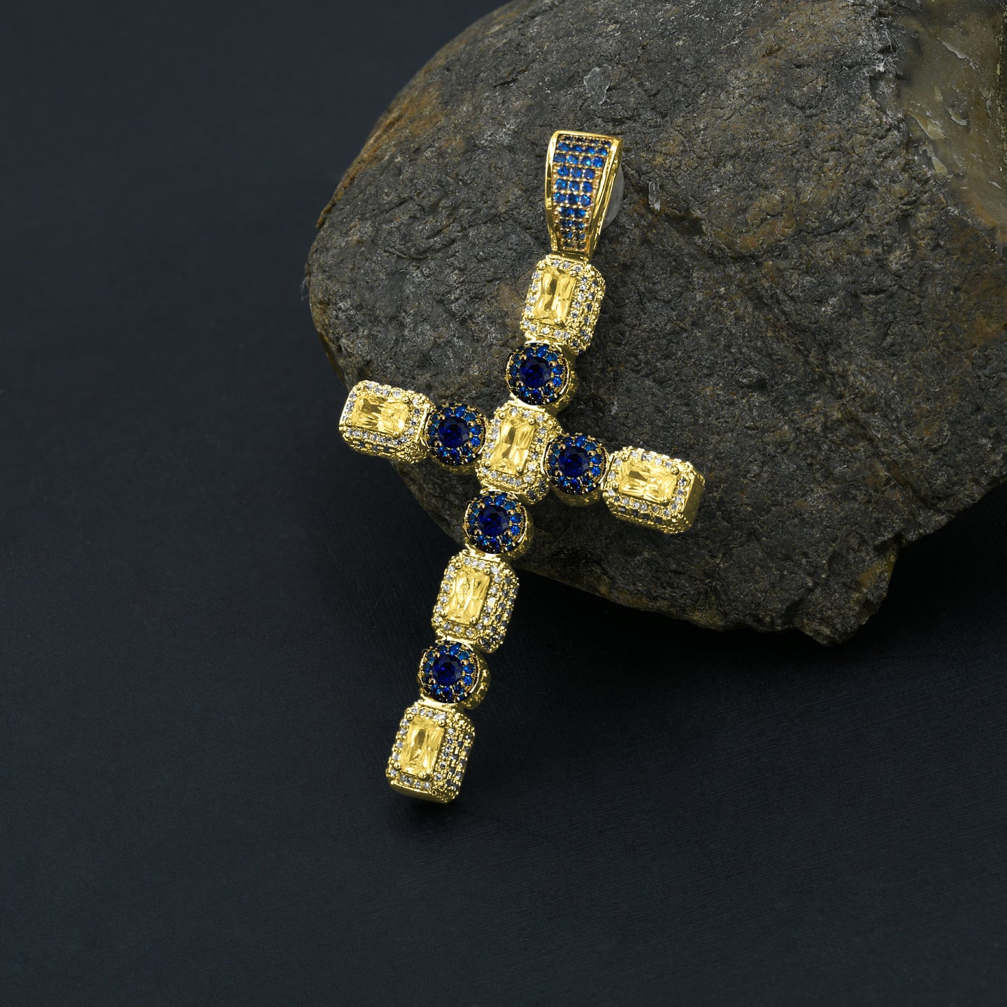 CZ CROSS PENDANT - 9129613