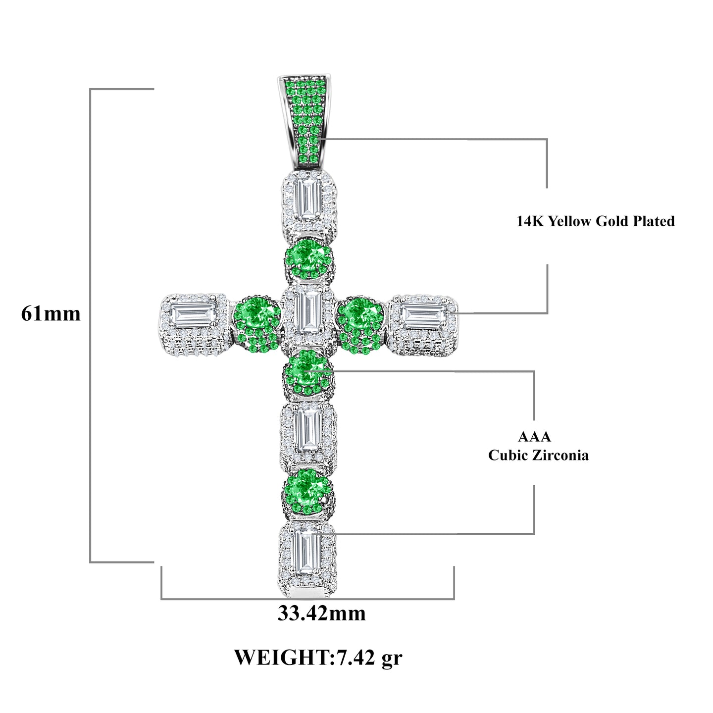 IMPULSE Cross Pendant | 9129634