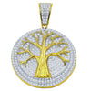Green 925 Pendant with CZ Stone  | 9210162