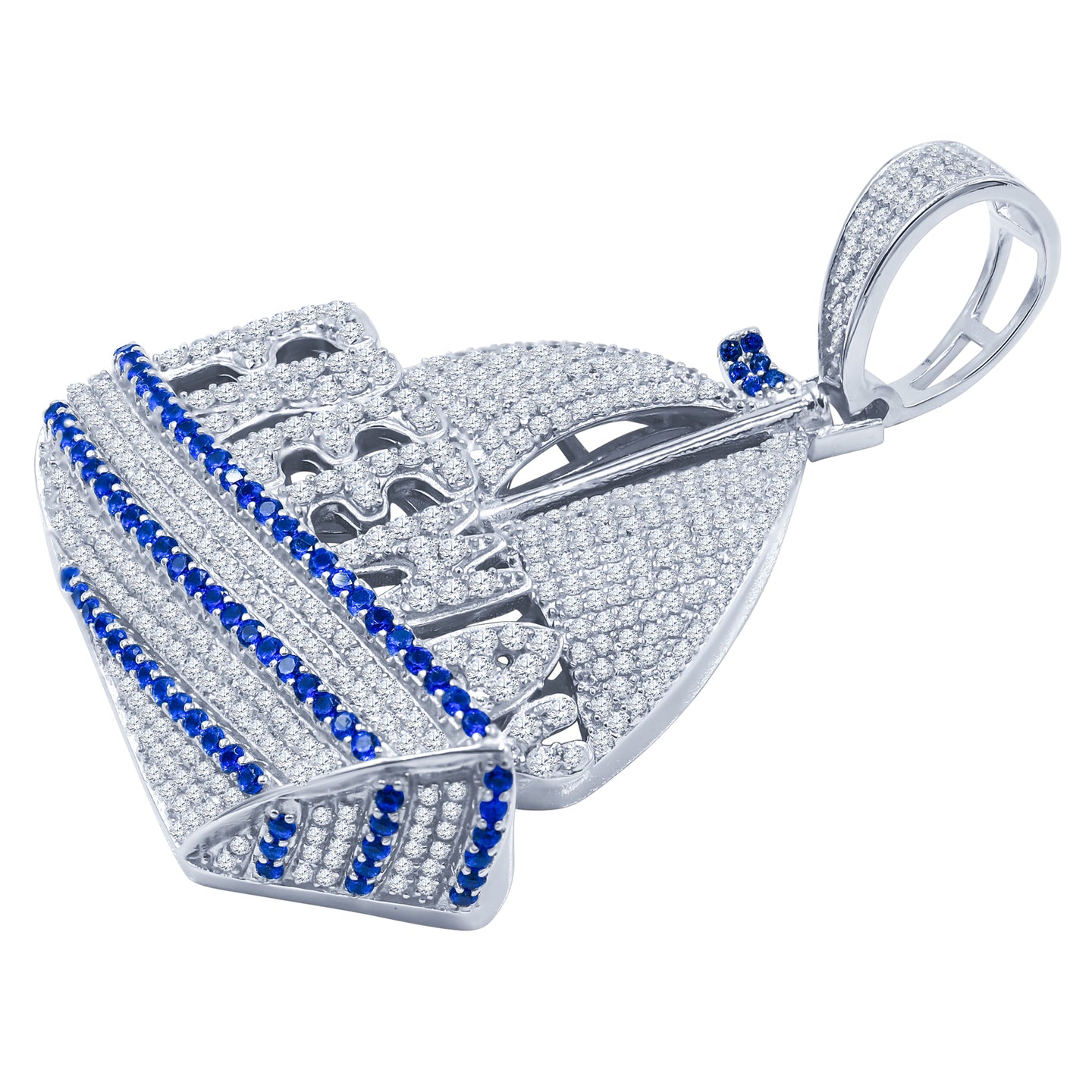 Pirate Ship 925 Pendant with CZ Stone  | 9210191