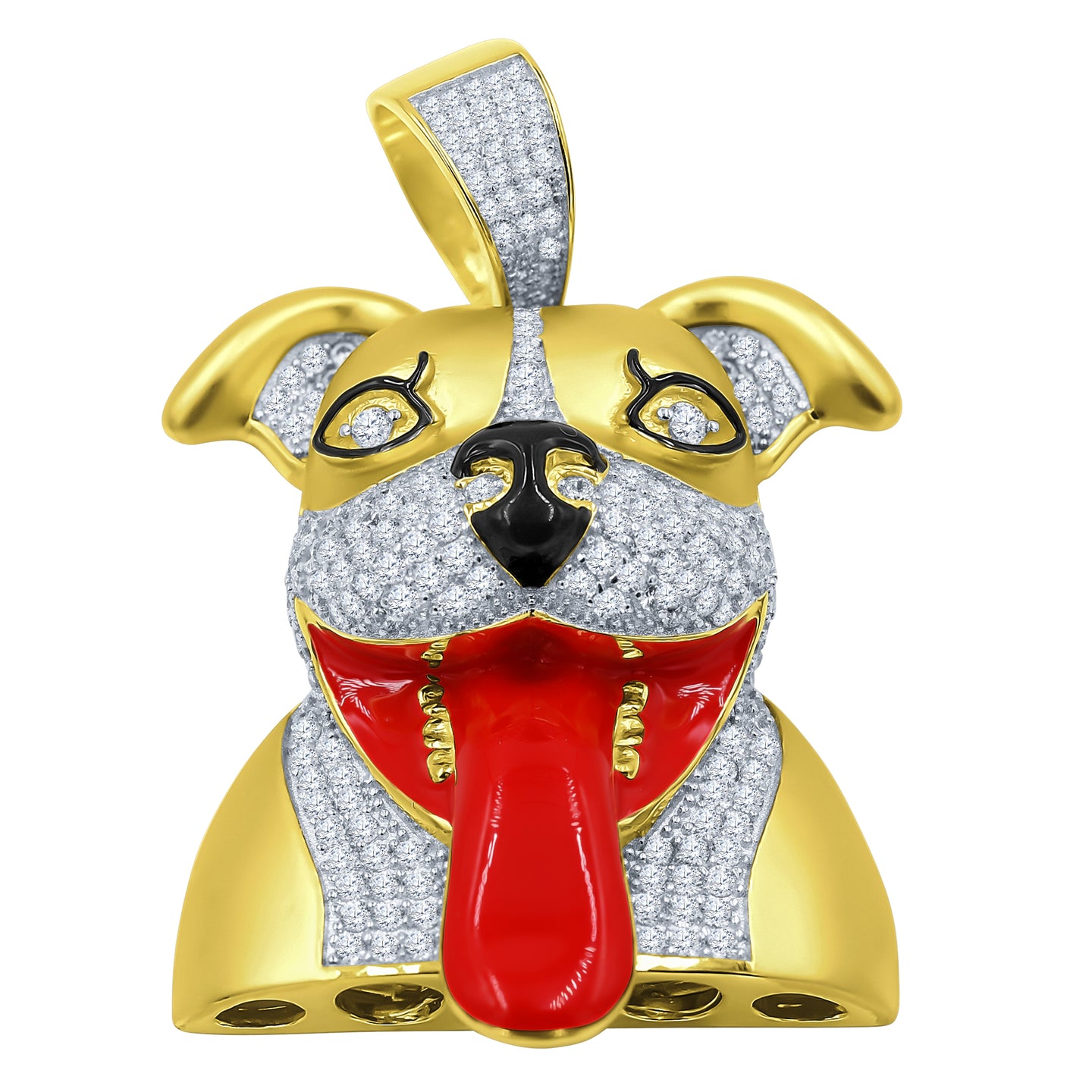 SnapchatDog 925 Pendant with CZ Stone  | 9211362