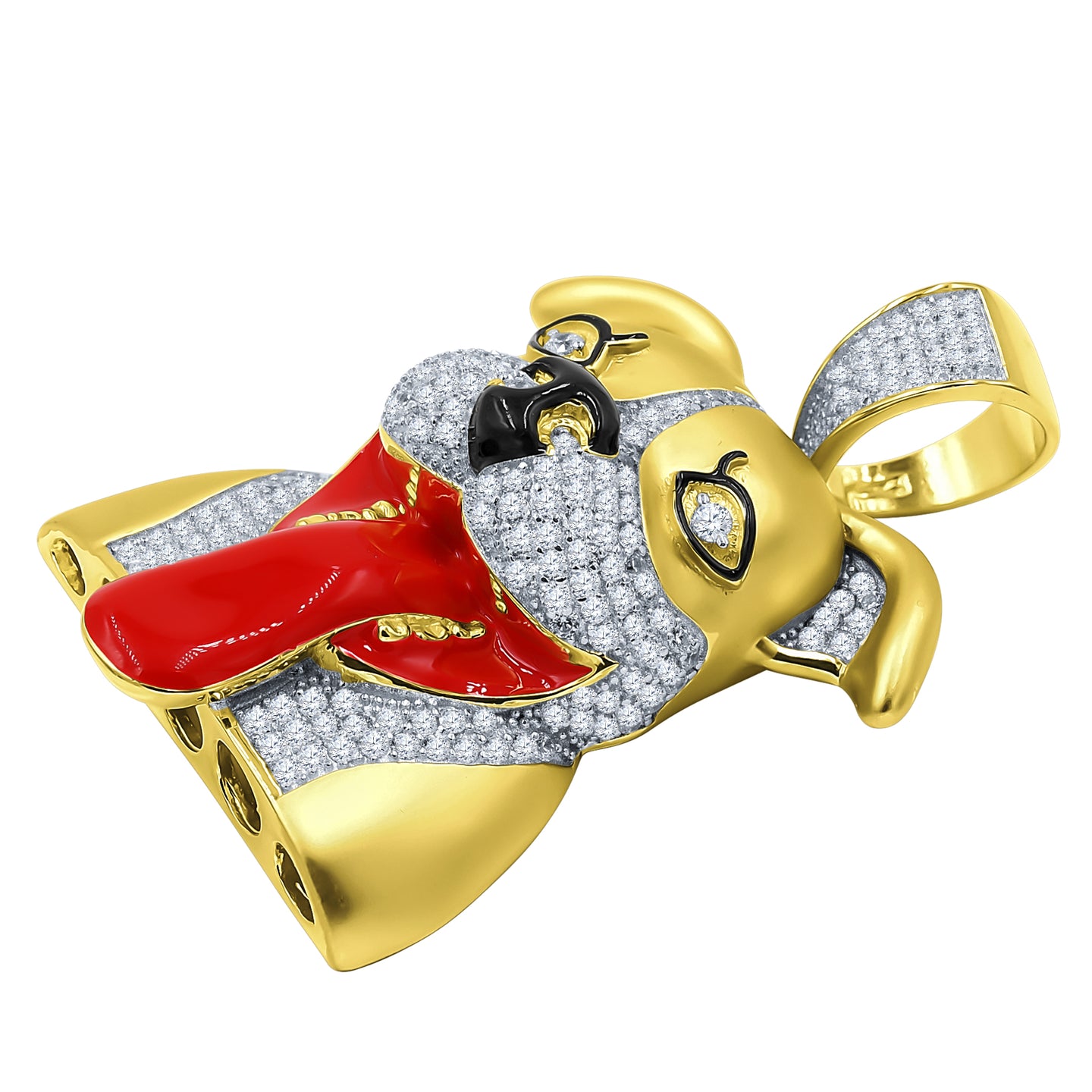 SnapchatDog 925 Pendant with CZ Stone  | 9211362