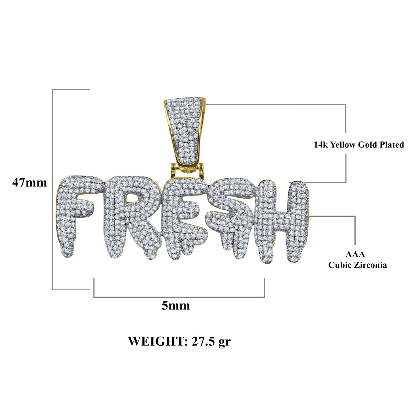 FRESH CZ 925 Pendant |9211442