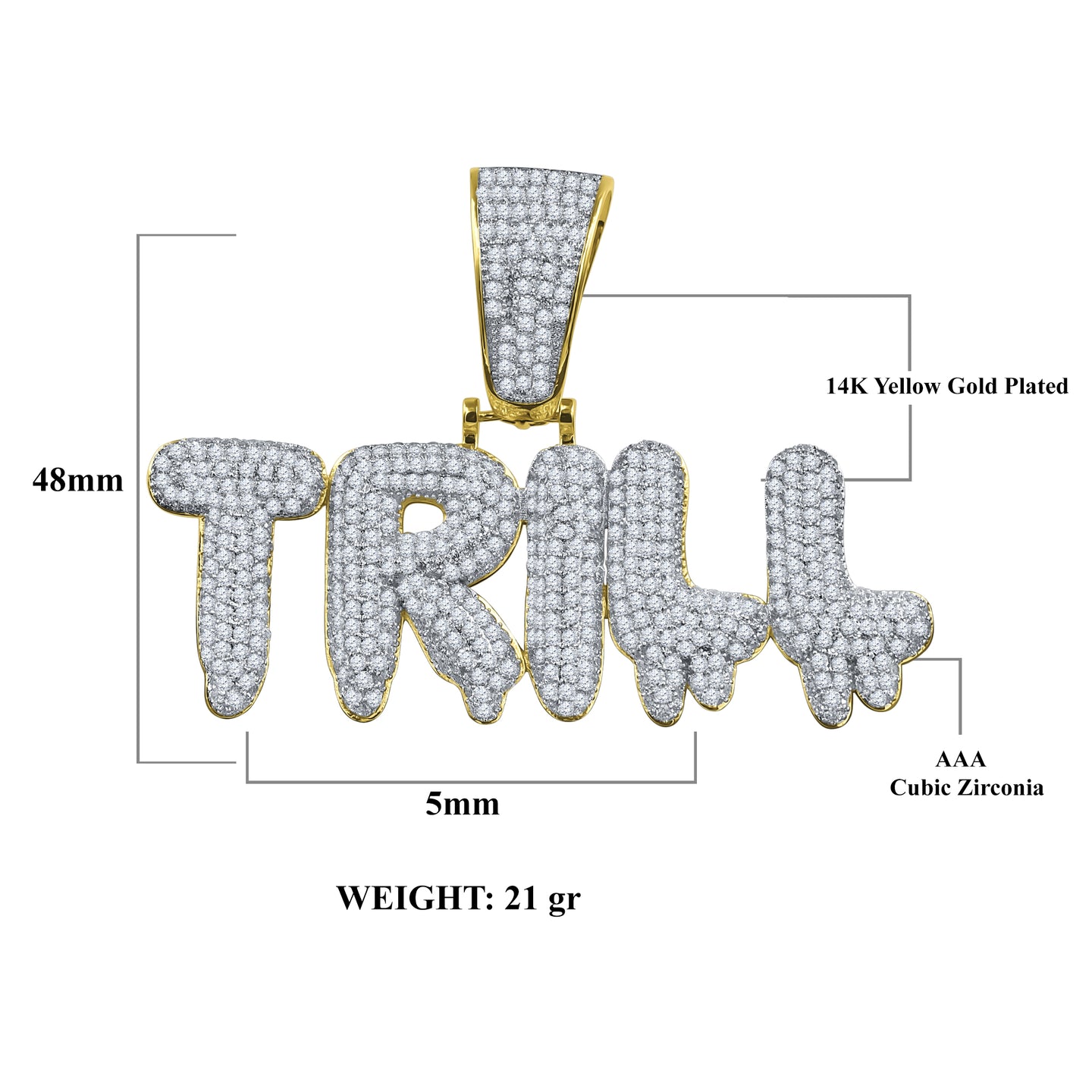 TRILL  CZ 925 Pendant |9211502