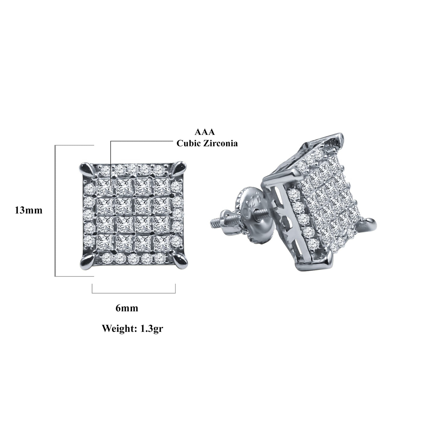 PRECINT SCREW BACK EARRINGS | 9212691