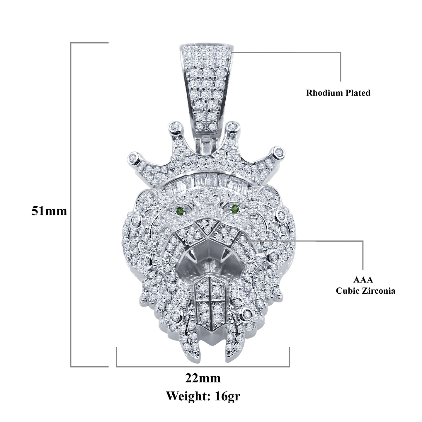 Herculean Silver Pendant | 9213111