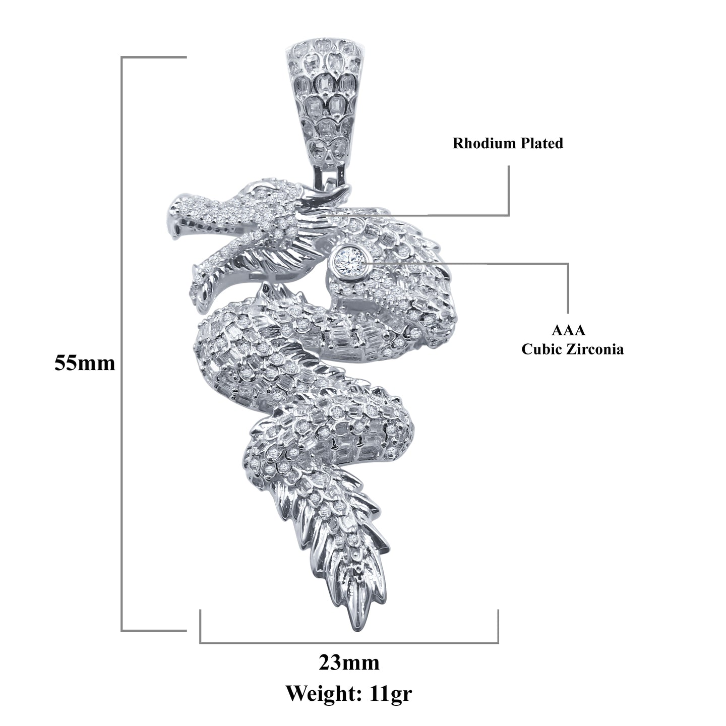 Heinous Silver Pendant | 9213131